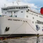 Petugas kepolisian di lokasi dermaga pelabuhan