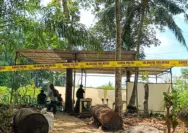 Proses pengumuman hasil ekshumasi jenazah Sutrimo oleh tim ahli