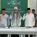 Suasana pengumuman pengurus PBNU masa khidmah 2026-2031