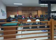 Suasana persidangan kasus korupsi di Pengadilan Tipikor Serang